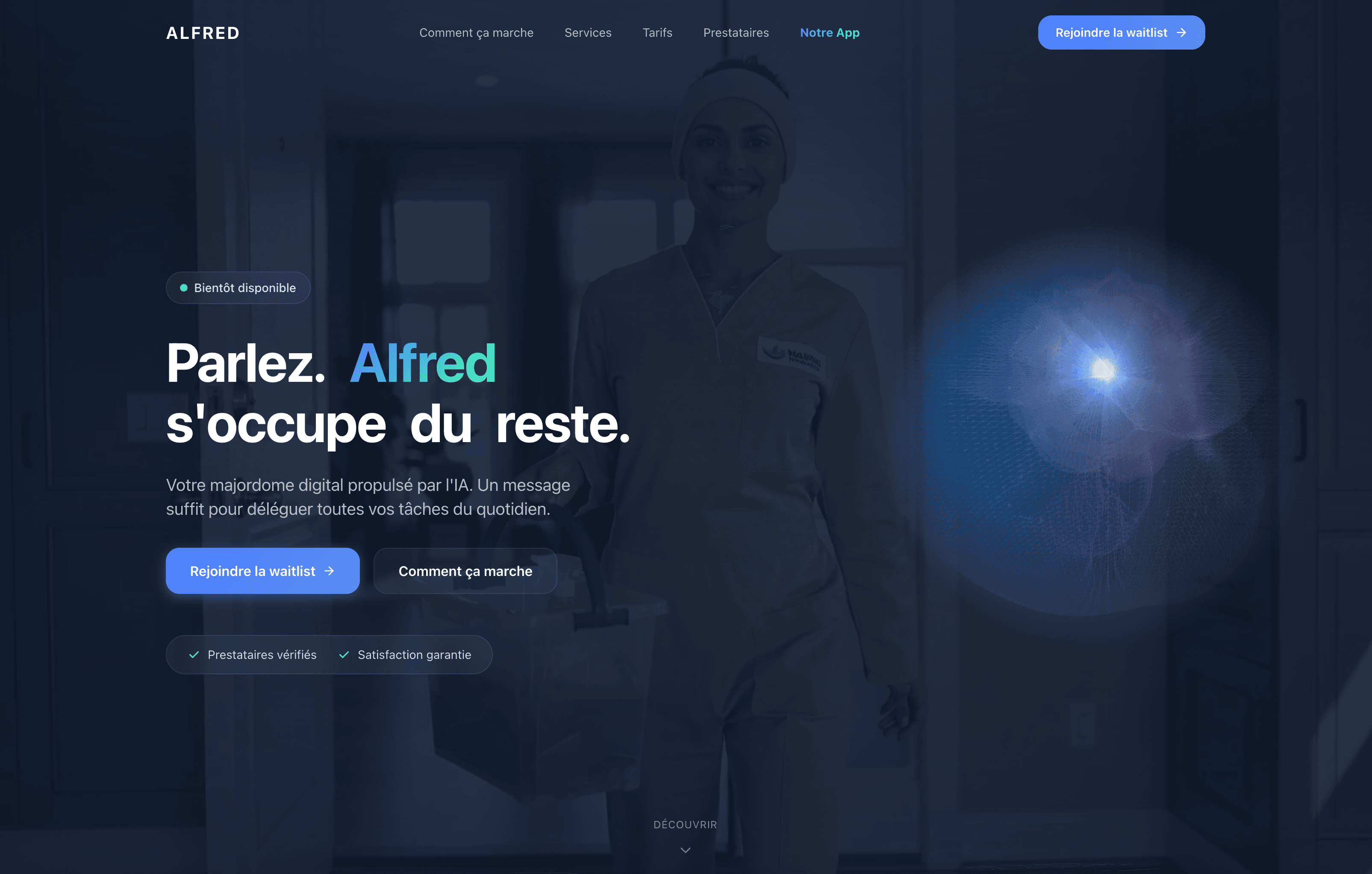 Aperçu du projet Alfred